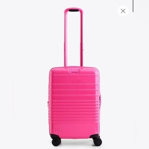 NWT BEIS THE CARRY-ON ROLLER IN BARBIE PINK